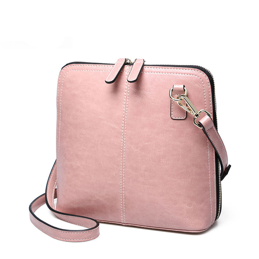 Elegant Leather  Women's Shoulder Bag