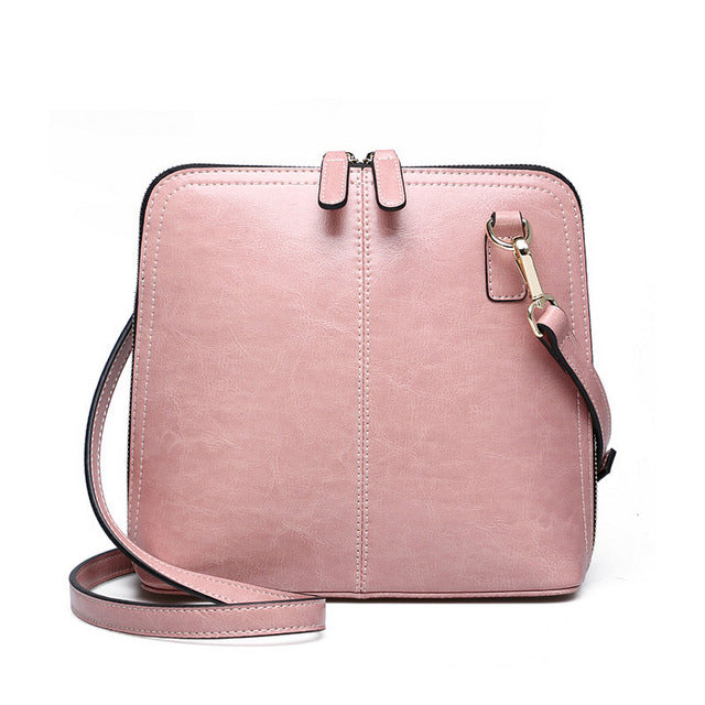 Elegant Leather  Women's Shoulder Bag